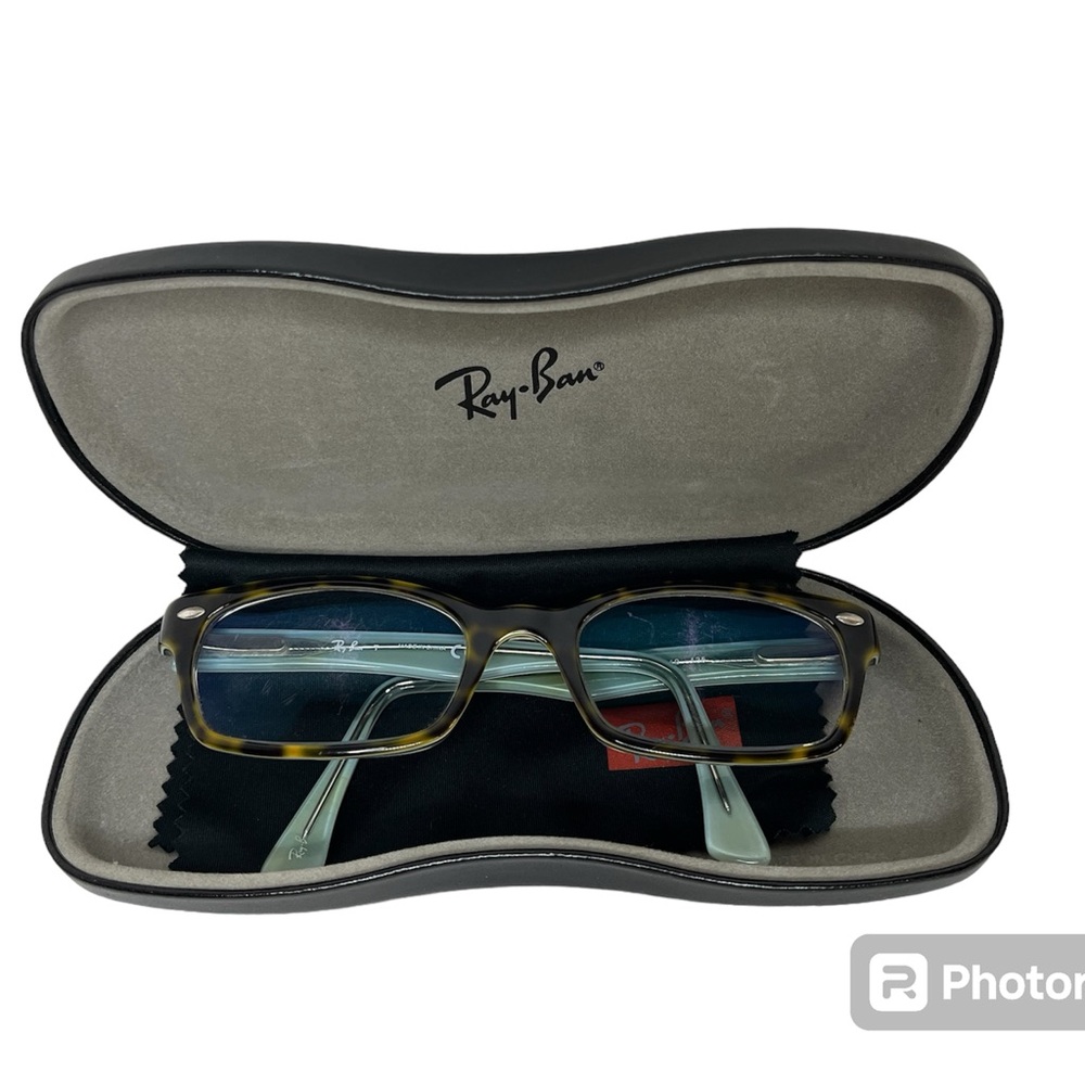 Ray Ban Designer Glasses Frames Polished Tortoise Brown Green Case Cloth RB 5150